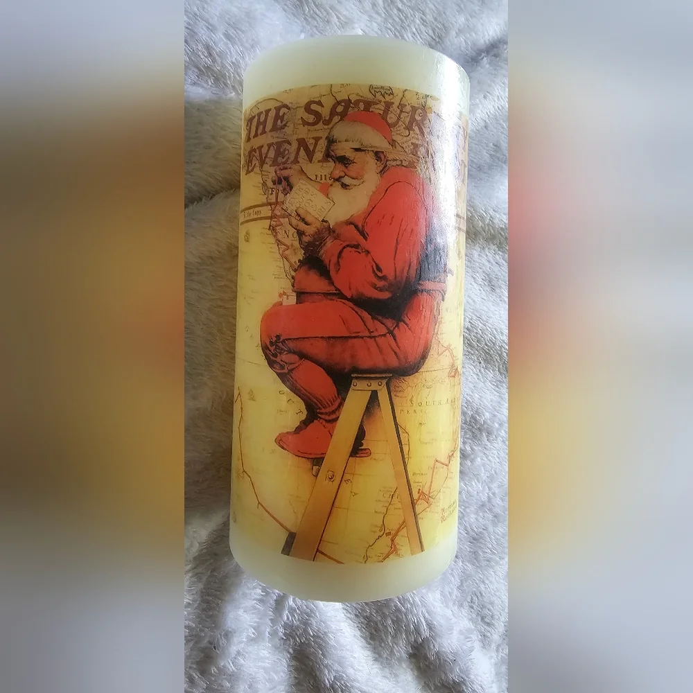 Norman Rockwell Flameless Candles 3 x 6 - Set